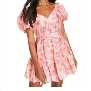 NWT LoveShackFancy Cecile puff sleeve dress Size 6